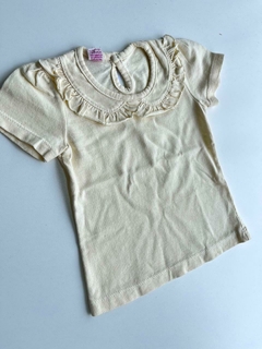 Remera amarilla con volados mc lilem t. 3m (129)