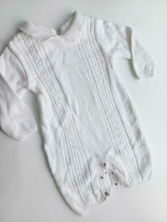 Enterito blanco tejido hilo little paradise 6m (155)