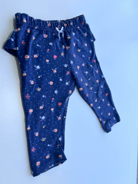 calza azul flores volados cola Mimo 6m (72)