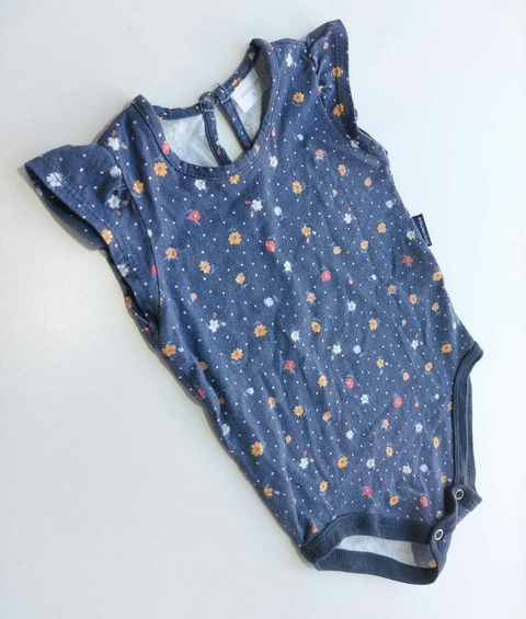 body azul sin mangas con flore mimo 9M (72)