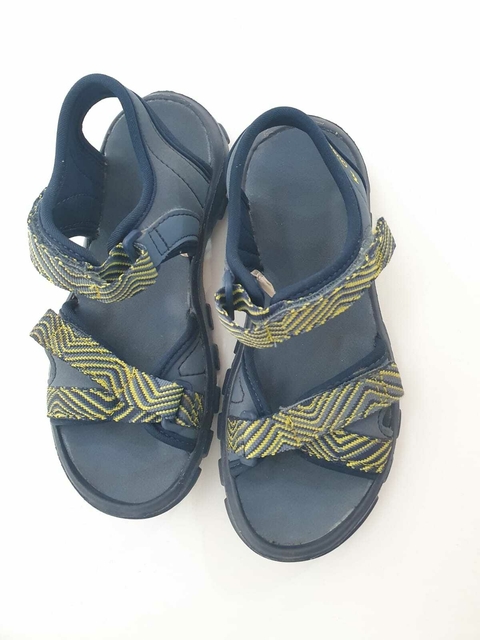 sandalias con abrojo azul goma Quechua t.32-33(49)