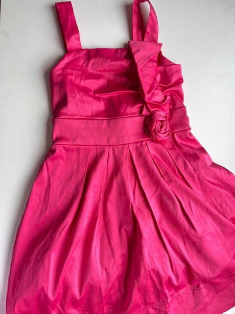 Vestido fucsia de fiesta de razo t4-6 años (152)