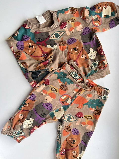 Conjunto animales Bosque h&M t4-6m (152)