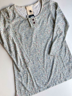 Remera Ml flores pequeñas NUEVA Kosiuko t8a (152)