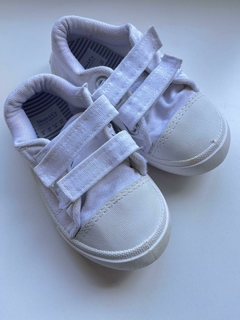 Zapatillas de tela blancas MImo t28(200)