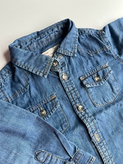 Camisa de jean finita ml Zara t9-12m (193) - comprar online