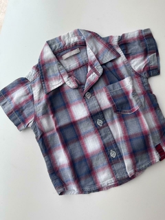Camisa a cuadros rojo mc Mimo 3m (170)