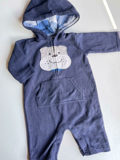 Enterito de polar azul bull dog Carters t3m)191)