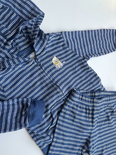 Conjunto azul lineas blancas Carters t6m(191) - comprar online