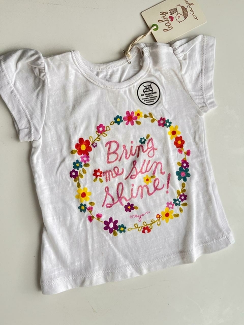 Remera mc brillos NUEVA Crayon t9m (206)