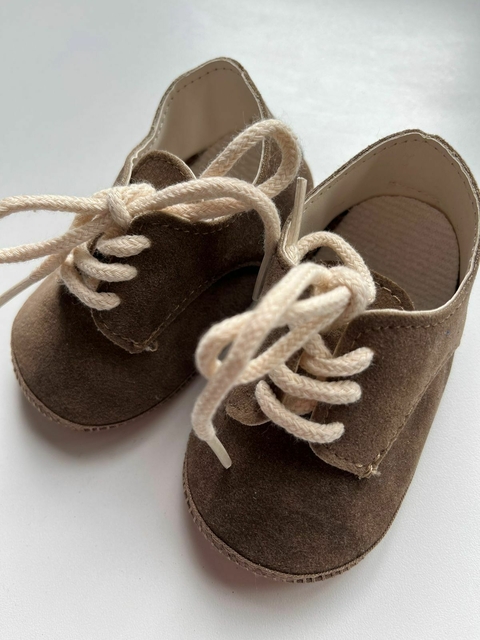 Mocasines marrones gamuza Bbton t.16(141)