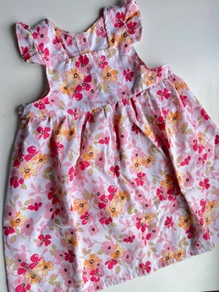 Vestido sin manga Flores 4A (121)
