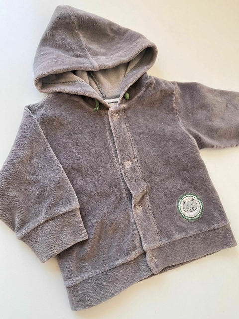 Campera gris de plush Mimo t6m(110)