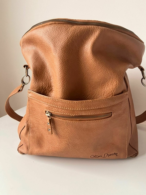 Mochila maternal marron Cotton dreams (04) - comprar online