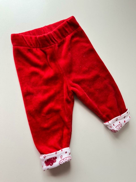 Pantalon rojo de plush doble RN Pachi (238)