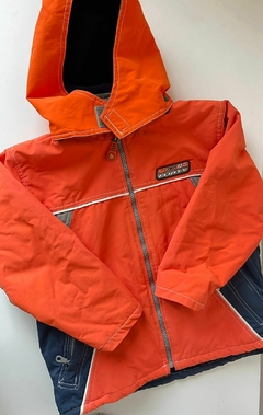 Campera naranja y gris inflable Flirty t6-8a(239)