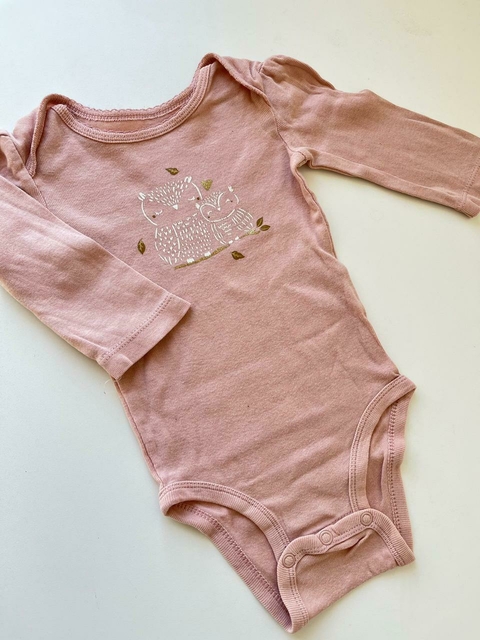 Body ml rosa lechuza mimo 12m(255)