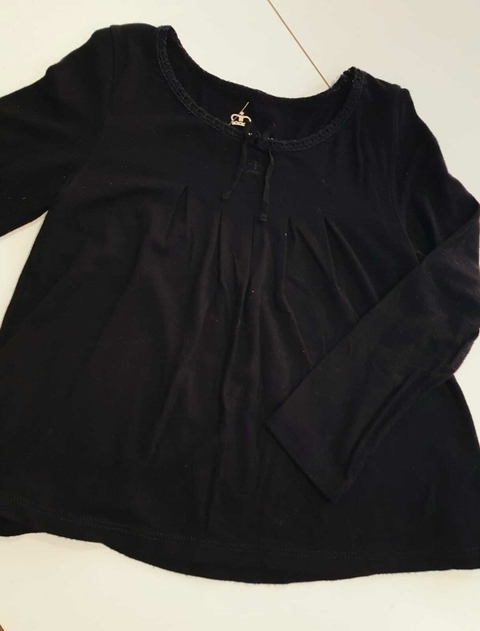 Remera ml negra finita lazo little akiabara 4a (265)