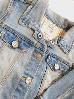 Campera de jean azul claro zara 9-12m(265) - comprar online