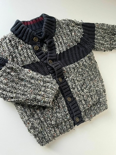 Cardigan tejido gris Tommy hilgfiger t18m (43)