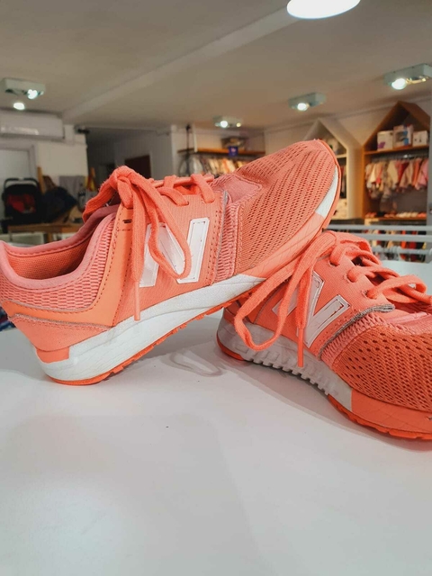 Zapatillas naranjas New Balance t31(273)