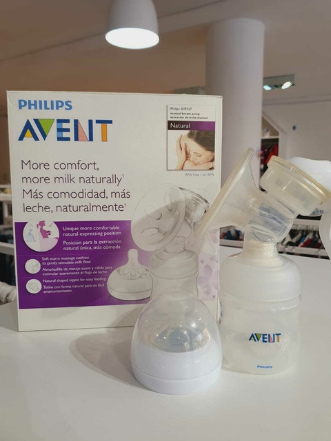 Sacaleche manual + 2 protectores mamarios Philips Avent (274)