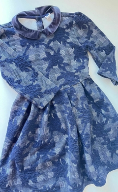 Vestido azul bordado de Invierno Janie and Jack t8a (16)