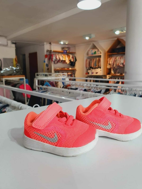Zapatillas rosas fluor Nike T15-16 (253)