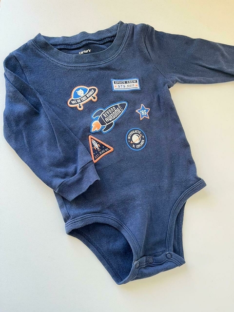 Body ml azul apliques Carters T9m (291)