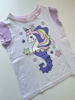 Remera mc Unicornio Grisino 4/5a (303)