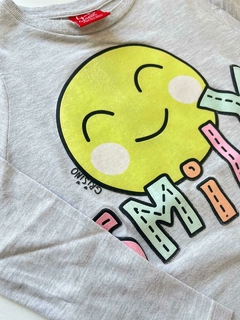 REmera ml gris Smily grisino t4.5a (303) - comprar online