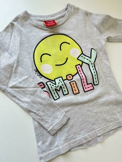 REmera ml gris Smily grisino t4.5a (303) en internet