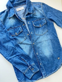 Camisa de jean ml GMS.Kids 10a (210)