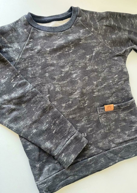 Buzo gris con bolsillo Crayon 10a (210)