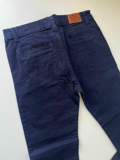 Pantalon azul de gabardina MACONDOR T 12A (210) - comprar online