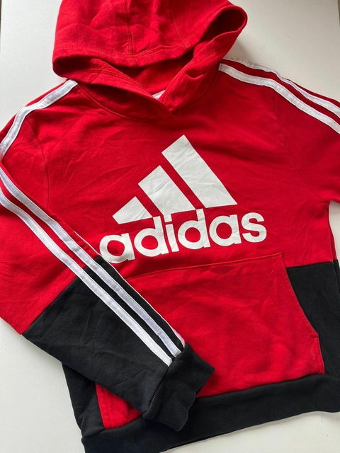 Buzo rojo y negro Adidas t8a (01)