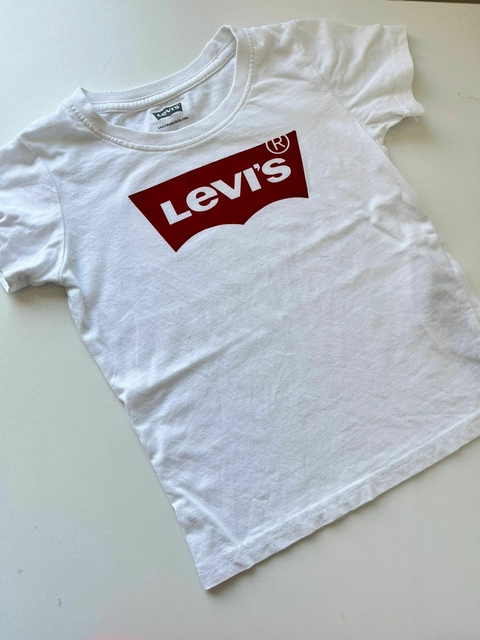 Remera blanca Levis t4a (01)