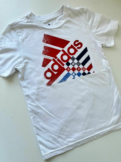 Remera blanca Adidas t7a (01)2da seleccion