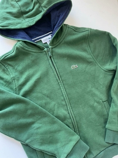 Campera verde Lacoste capucha t8a(01) - comprar online