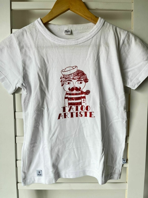 Remera mc blanca Tatoo artiste DUdu t10a (278)