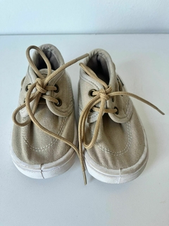 Zapatos beige tela Hey Day t19 (305)