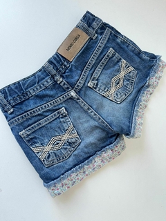 SHort de jean ruedo flores MImo 6a(309) - comprar online