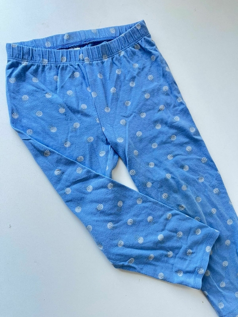 Calza celeste lunares brillos Gap t5a (283 )