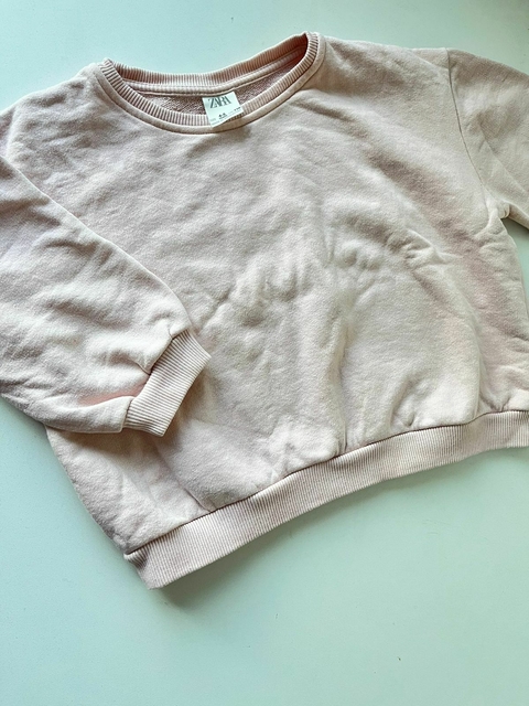 Buzo liso rosa rustico Zara t4/5a (38)