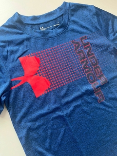 Remera mc azul Heatgear Under Armour t7a (310) - comprar online