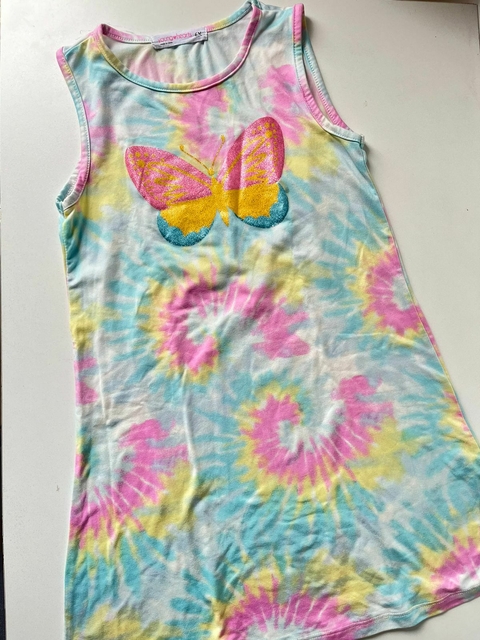 Vestido mariposa multicolor Young Heart t6a(310)