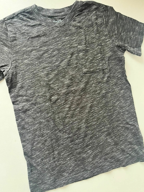 Remera gris oscura jaspeada Cat and Jack t8/10a (310)