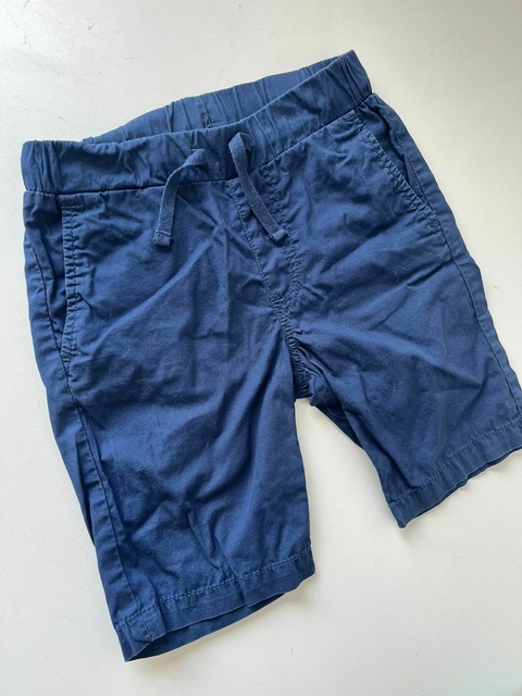 Bermuda azul gabardina H&M t5/6a (310)