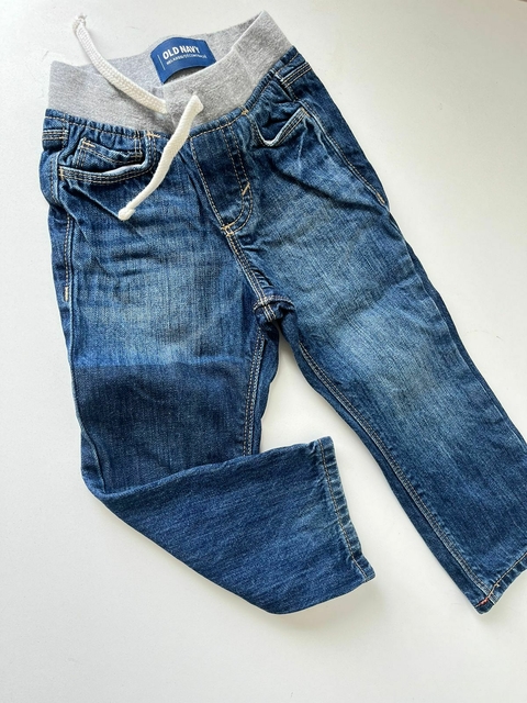 Jean azul cintura gris OLd Navy t18/24m (310)