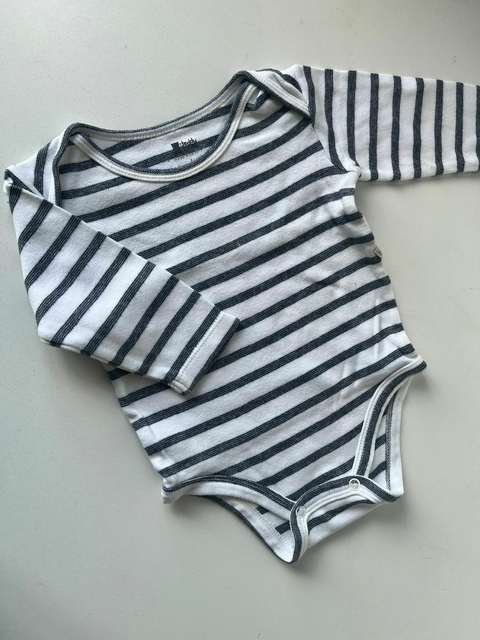 Body ml blanco lineas Teddy boom t6/9m (48.2)